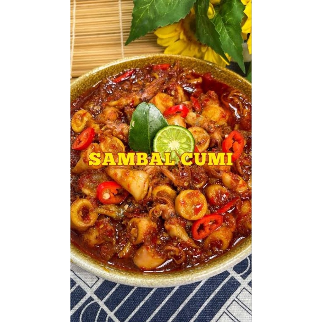 

SAMBAL CUMI | cumi sambal | cumi disambel