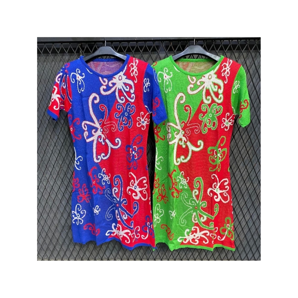 DRESS RAJUT KHAS DAYAK - DRESS RAJUT KALIMANTAN - DRESS PREMIUM DAYAK