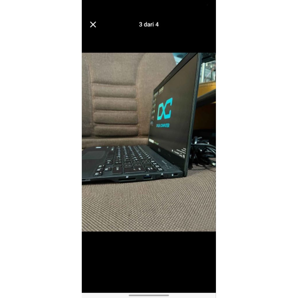 Laptop Fujitsu U939 i5 Gen 8 + Tas
