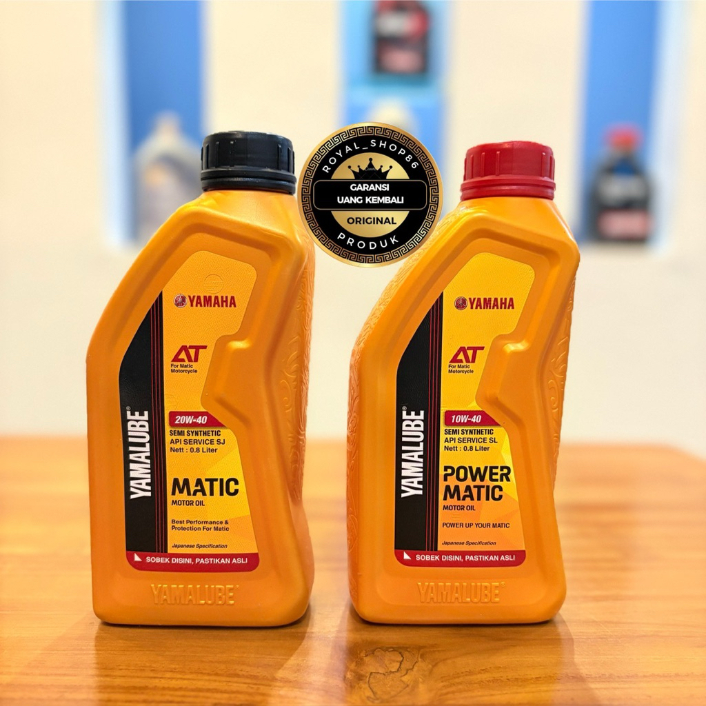 OLI YAMALUBE MATIC SERIES (POWER MATIC SAE 10W-40 800 ML & OLI YAMALUBE MATIC SAE 20W-40 800 ML ) OR