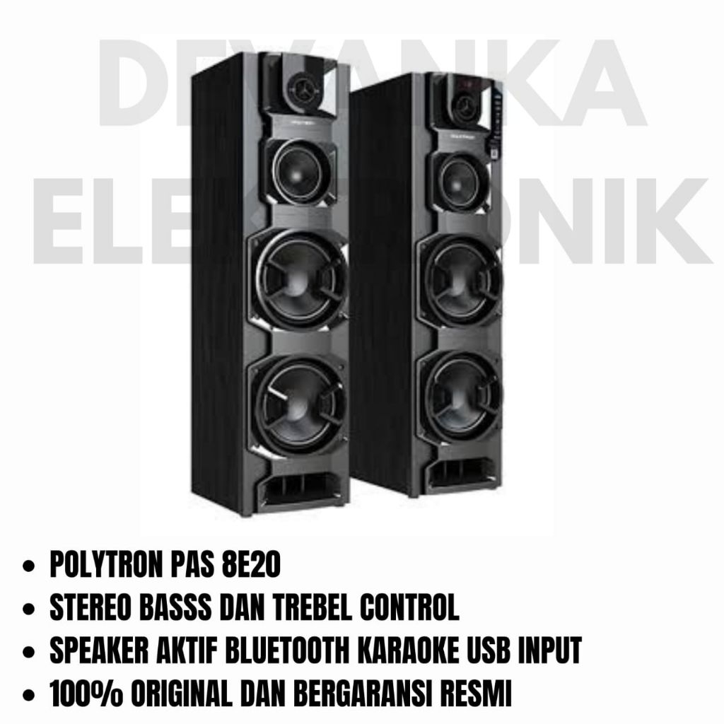 SPEAKER AKTIF POLYTRON PAS 8E20 / SPEAKER AKTIF BLUETOOTH / SPEAKER AKTIF POLYTRON 8INCH
