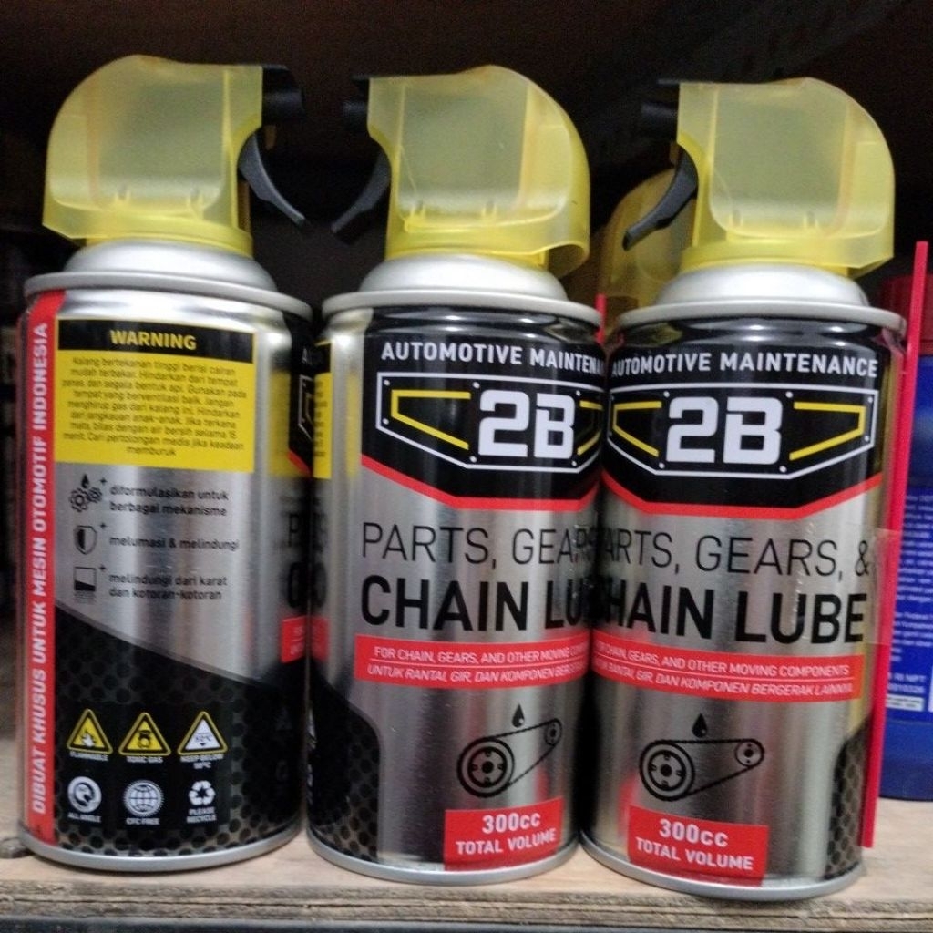 chain lube, minyak rantai, pelumas rantai 2b 300 cc