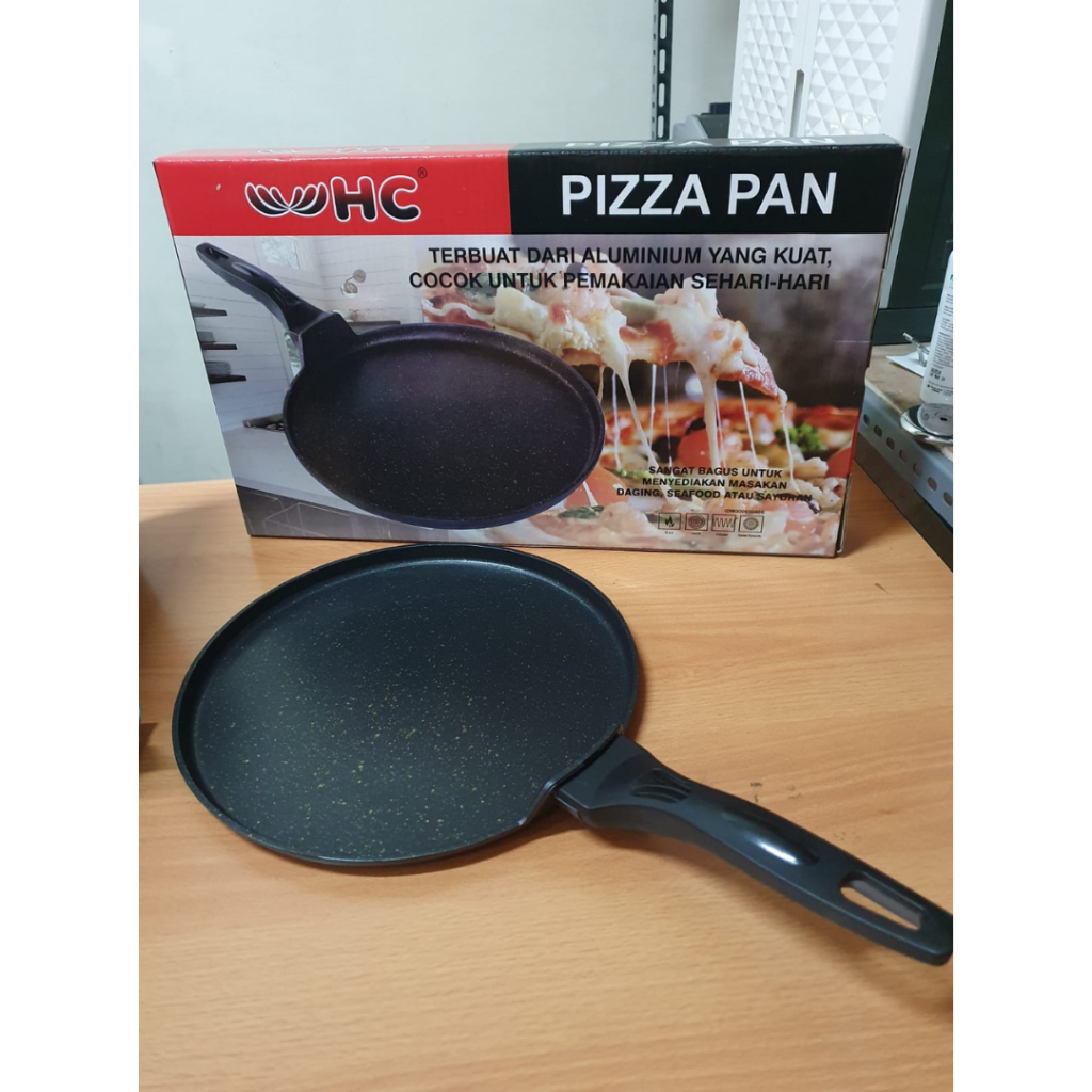 Loyang Pizza Pan Grill Pan HC 30cm Panggangan Teflon Serbaguna Anti Lengket