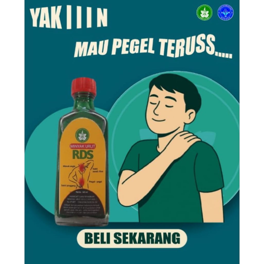 

Minyak Urut /pijat tidak lenget dan hangat cocok untuk pegal - pegal