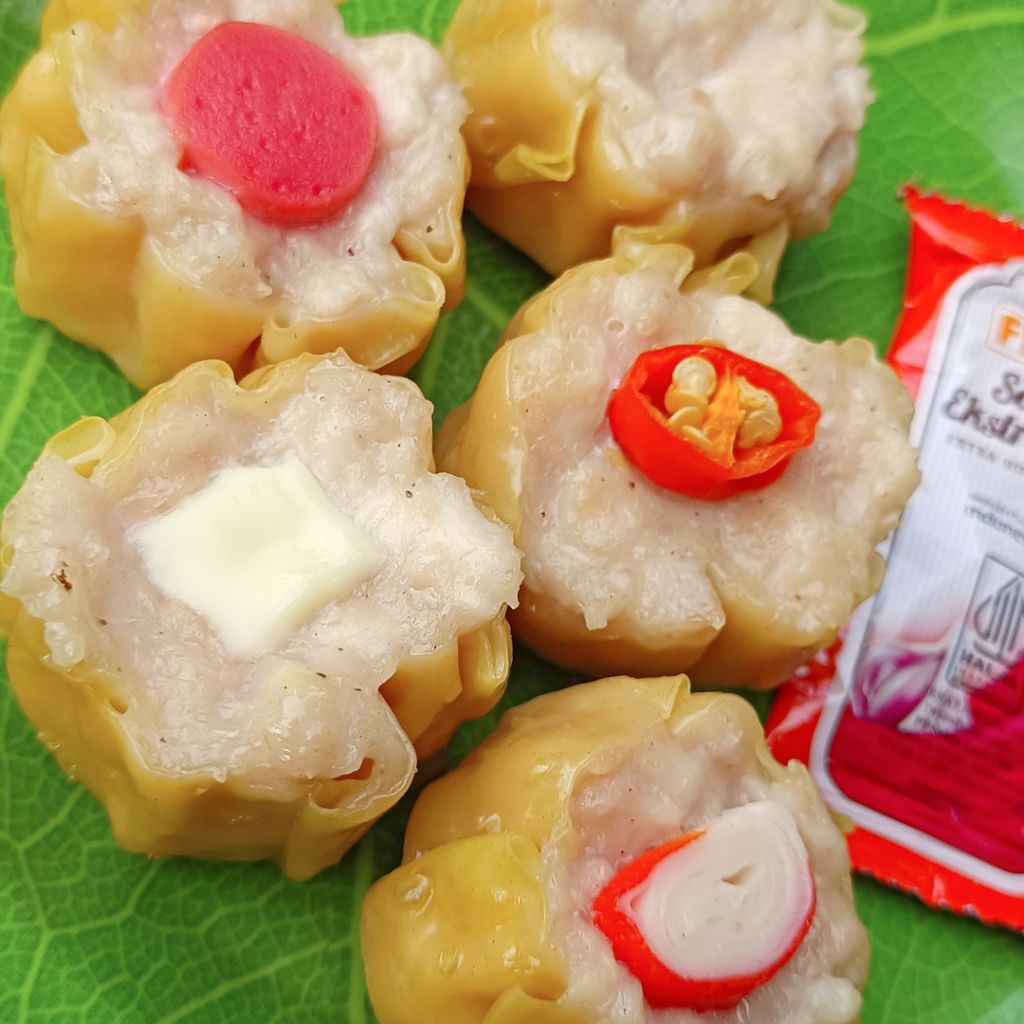 

Dimsum Mix 5pcs Dimsum Aneka Toping Dimsum Frozen