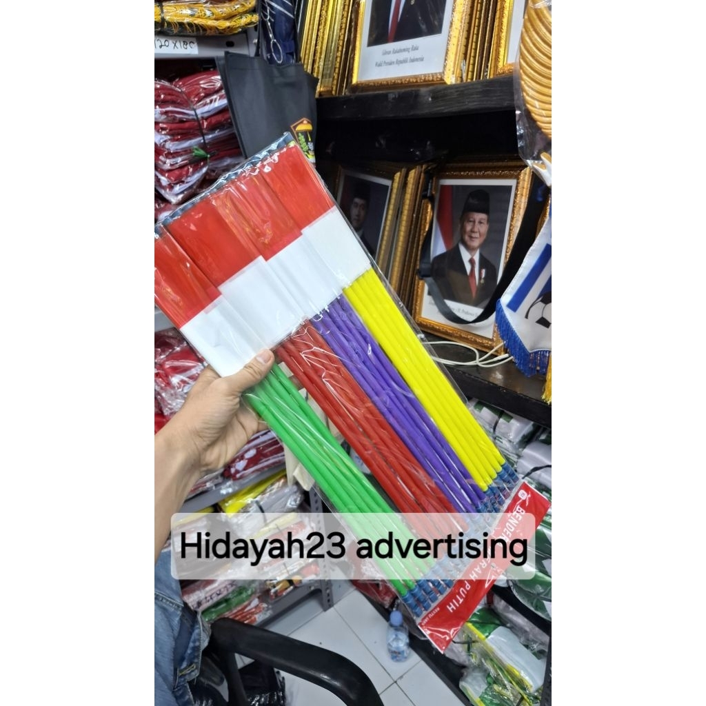 bendera merah putih tiang sedotan bendera merah putih plastik bendera sedotan