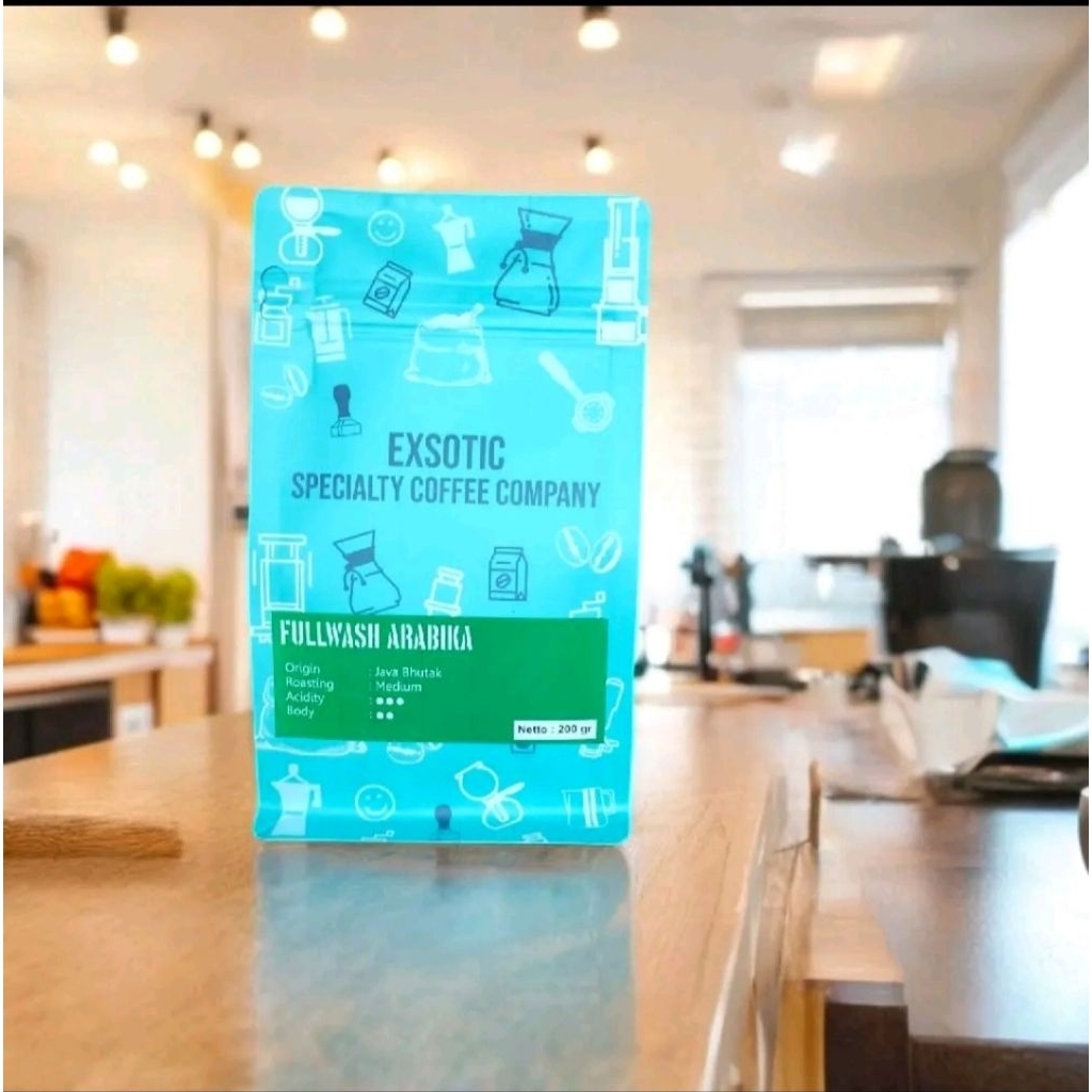 

kopi Arabika fullwash bhutak Blitar 200gr