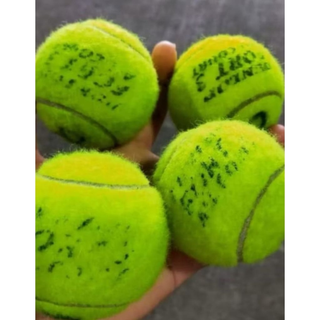 BOLA TENIS LAPANGAN  BEKAS,PANTULAN OK