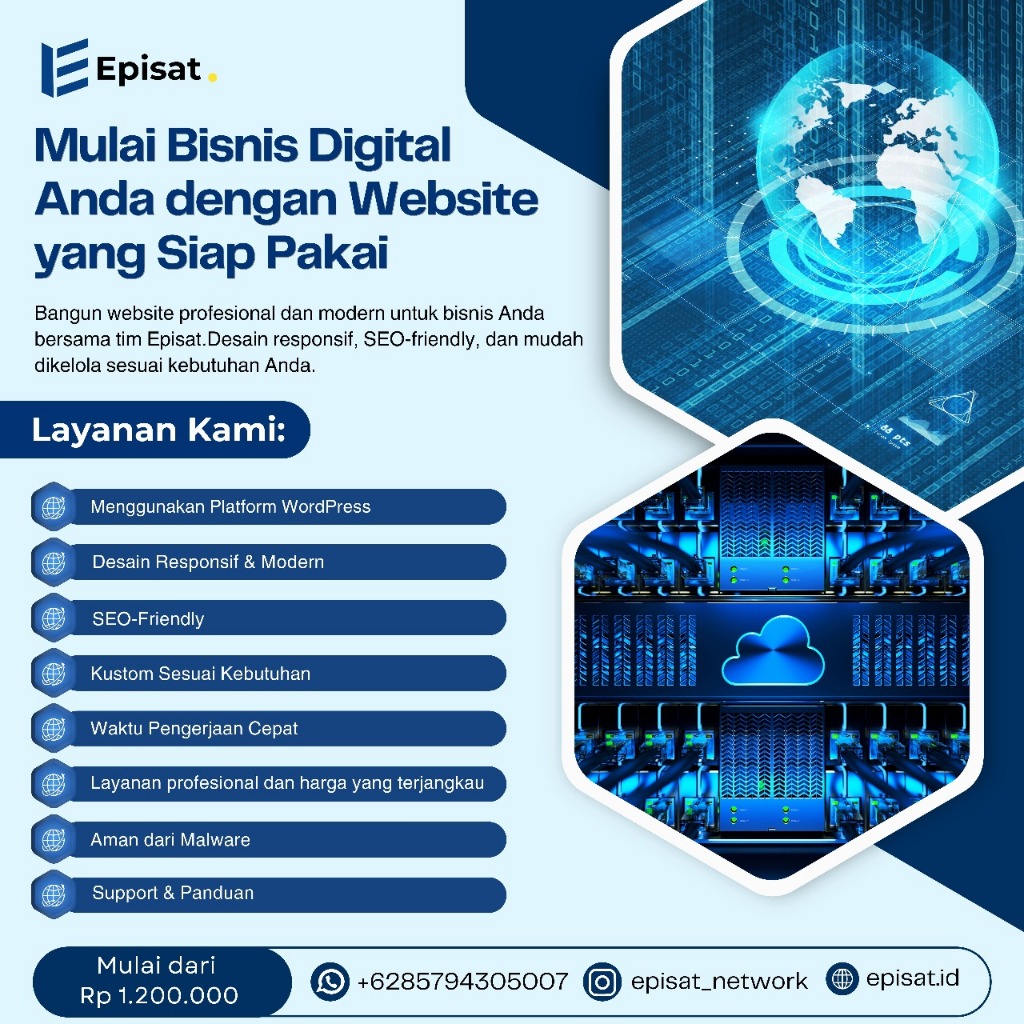 Jasa Pembuatan Website | WordPress | Siap Online dan SEO-Friendly | EPISAT