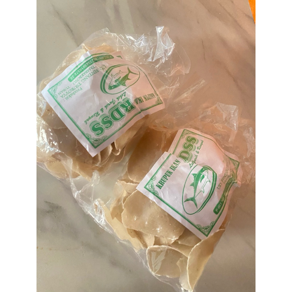 

Kerupuk ikan tipis isi 3 kriuk gurih