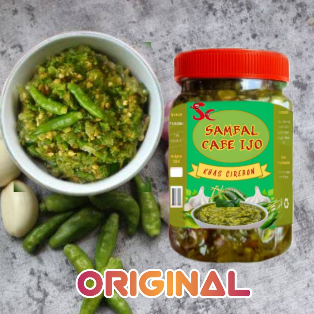 

SAMBAL CABE HIJAU pedas dowerrr jeh..