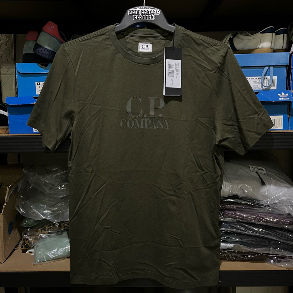 Cp company Jersey 30/1 T-Shirt Ivy Green