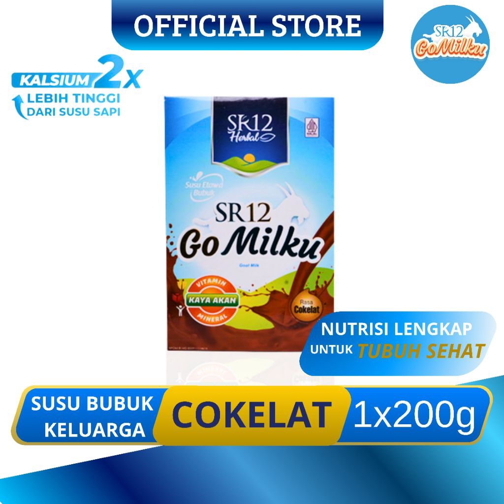 

Go Milku SR12 Susu Kambing Etawa Cokelat Meningkatkan Nafsu Makan 200g