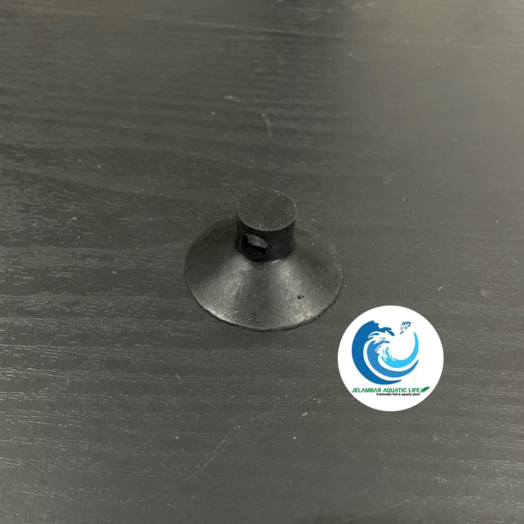 DOP HITAM SELANG AERATOR KARET RING HITAM UK. 3/16" TEMPELAN KACA AQUARIUM