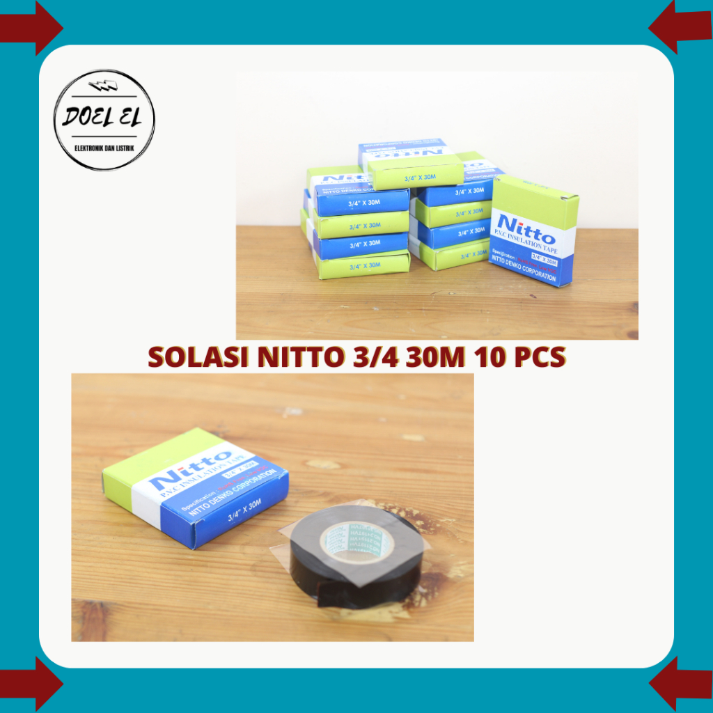 

SOLASI NITTO 3/4 30M 10 PCS | ORIGINAL NITTO