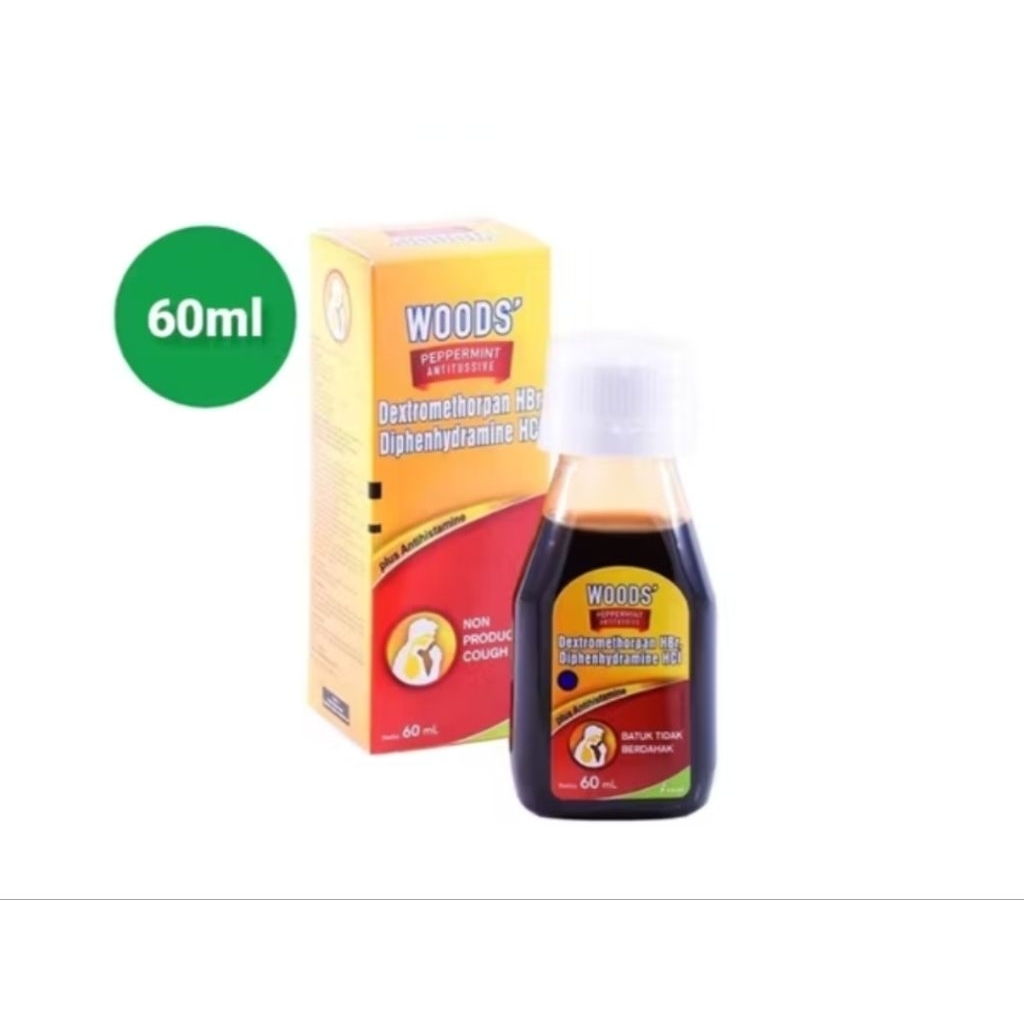 

Sirup Woods Batuk Tidak Berdahak (Merah) 60 ml