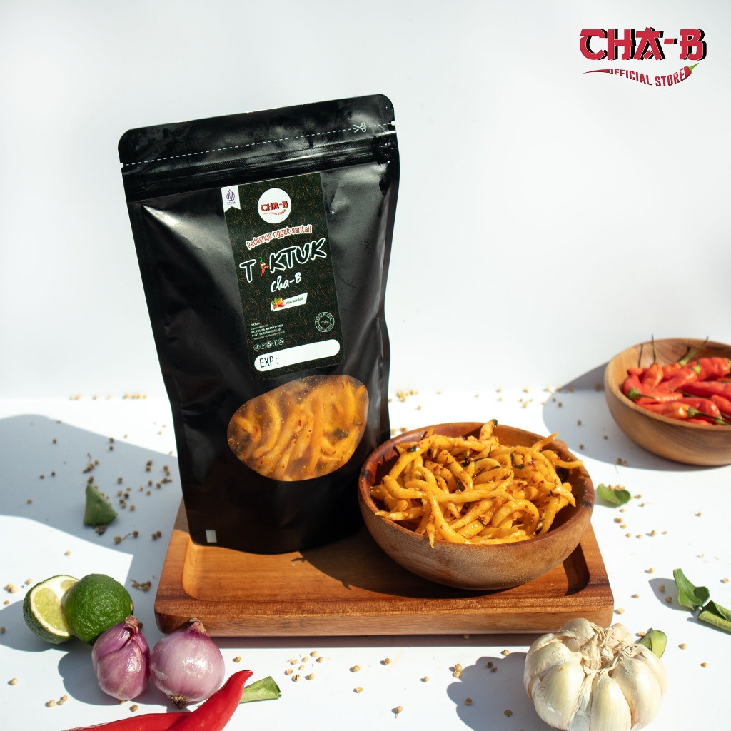 

CHA-B Tiktuk Pedas Daun Jeruk Kemasan 250 gr