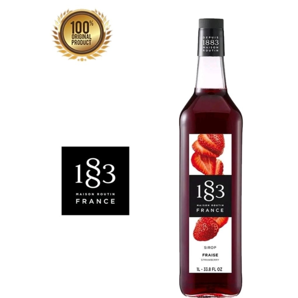 

Strawberry Syrup Merk 1883 Maison Routin
