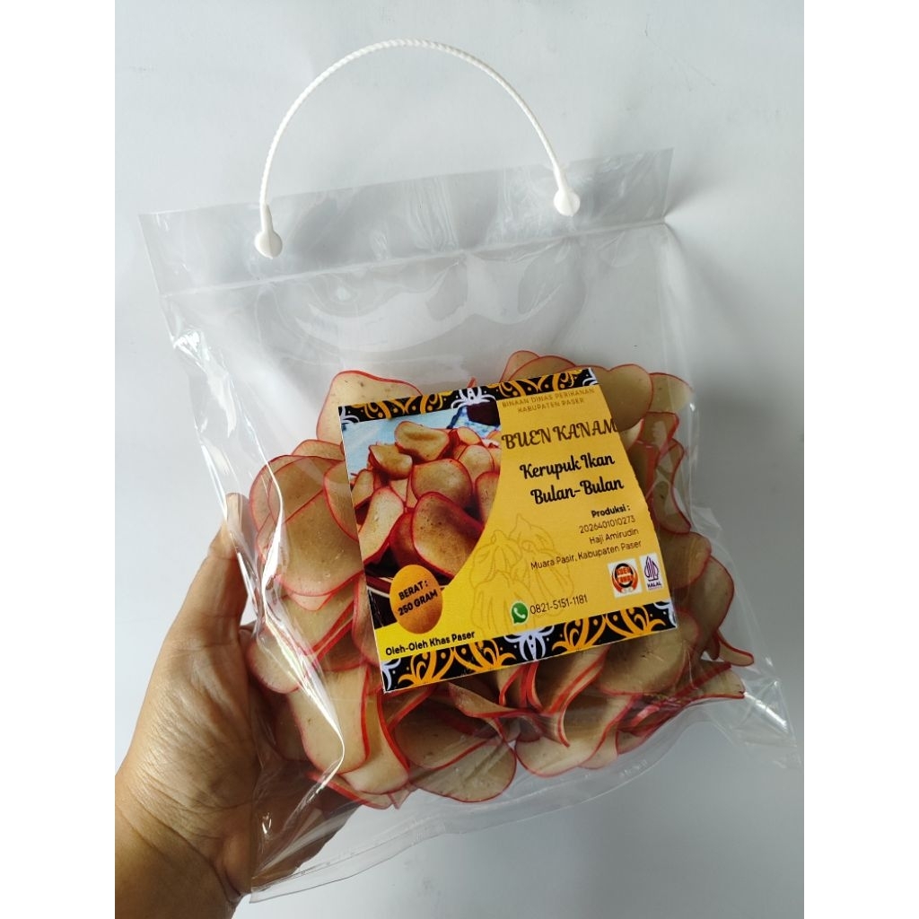 

Kerupuk Ikan Bulan-bulan / kerupuk / kerupuk Ikan / Kerupuk Mentah