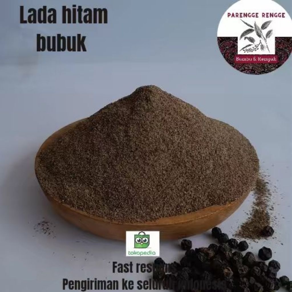 

Lada hitam bubuk / black pepper powder / merica bubuk