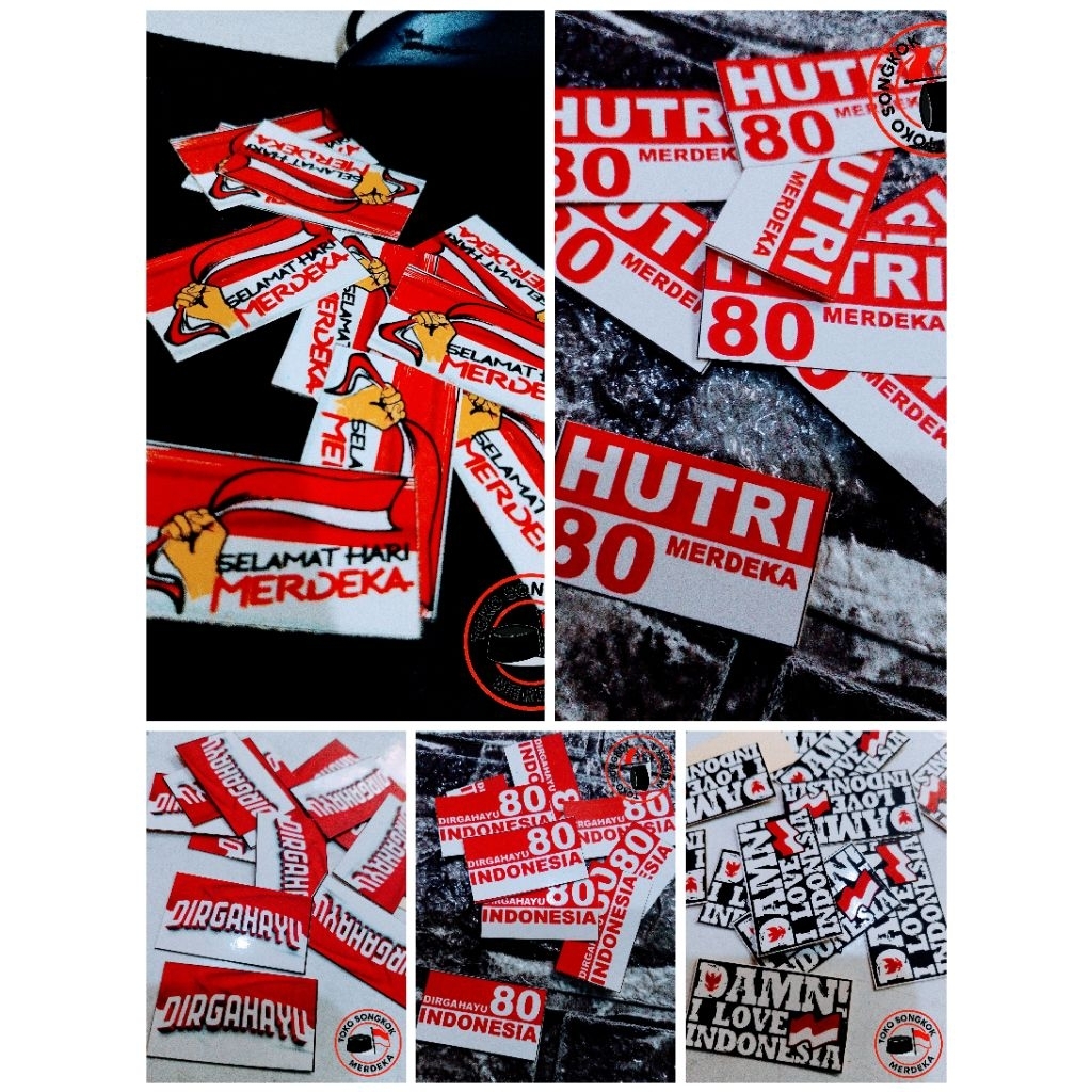 

Sticker stiker pipi bendera merah putih palestina Palestine lebar 2cm dan 2.5cm