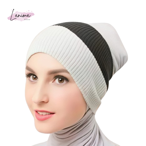 Ciput Rajut 2 Warna Inner Jilbab Bahan Premium Aksesoris Hijab Nyaman Stylish dan Elegan Kekinian
