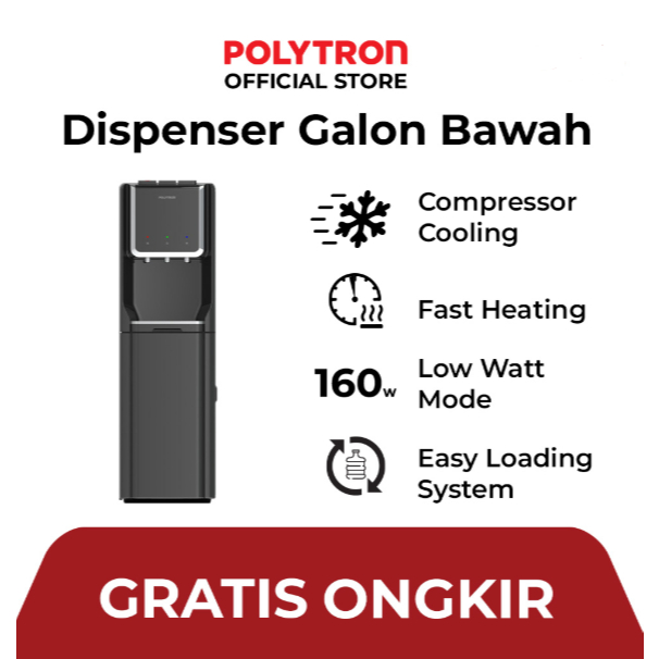 DISPENSER GALON BAWAH POLYTRON PWC-615X PWC 615 X PWC615X