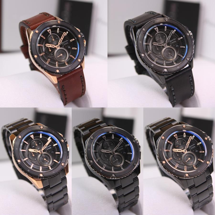 Alexandre Christie AC 6653 Jam Tangan Pria Original