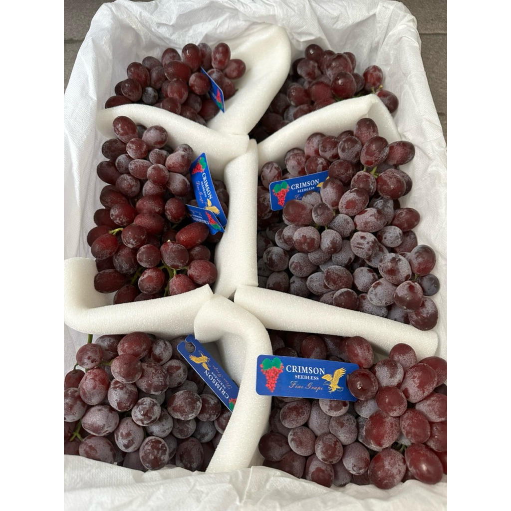 

Anggur Merah Crimson RRC (6 KG) Fresh Import