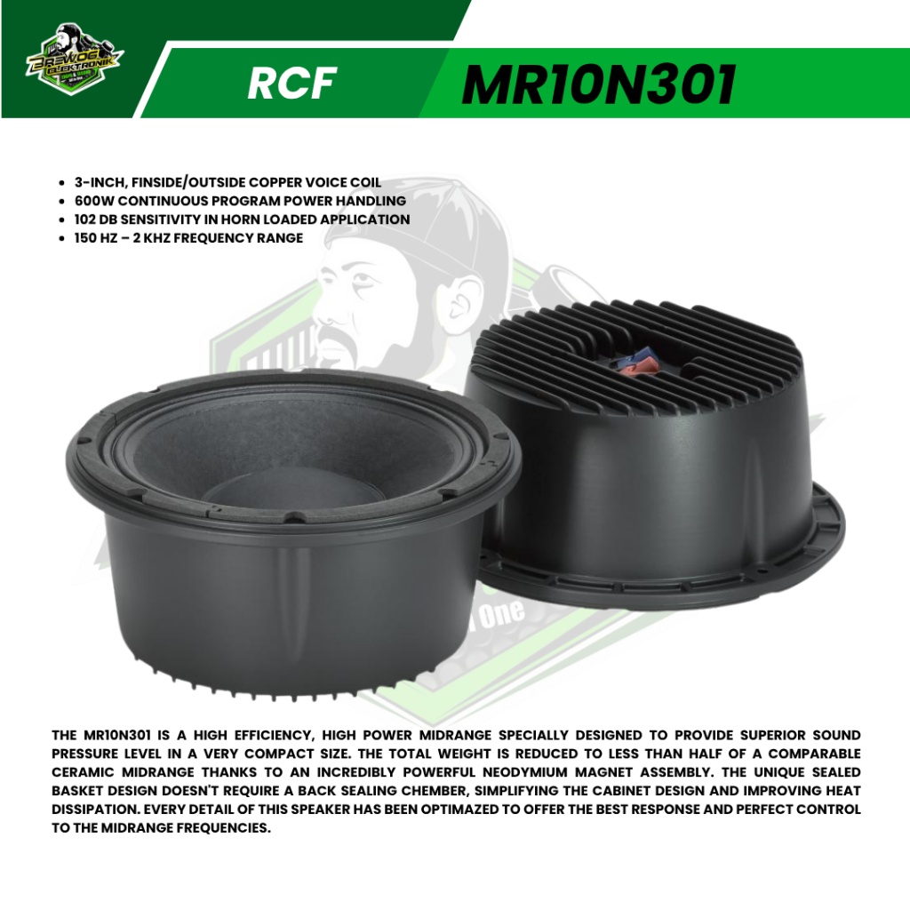 BREWOG SECOND ORIGINAL SPEAKER RCF MR10N301
