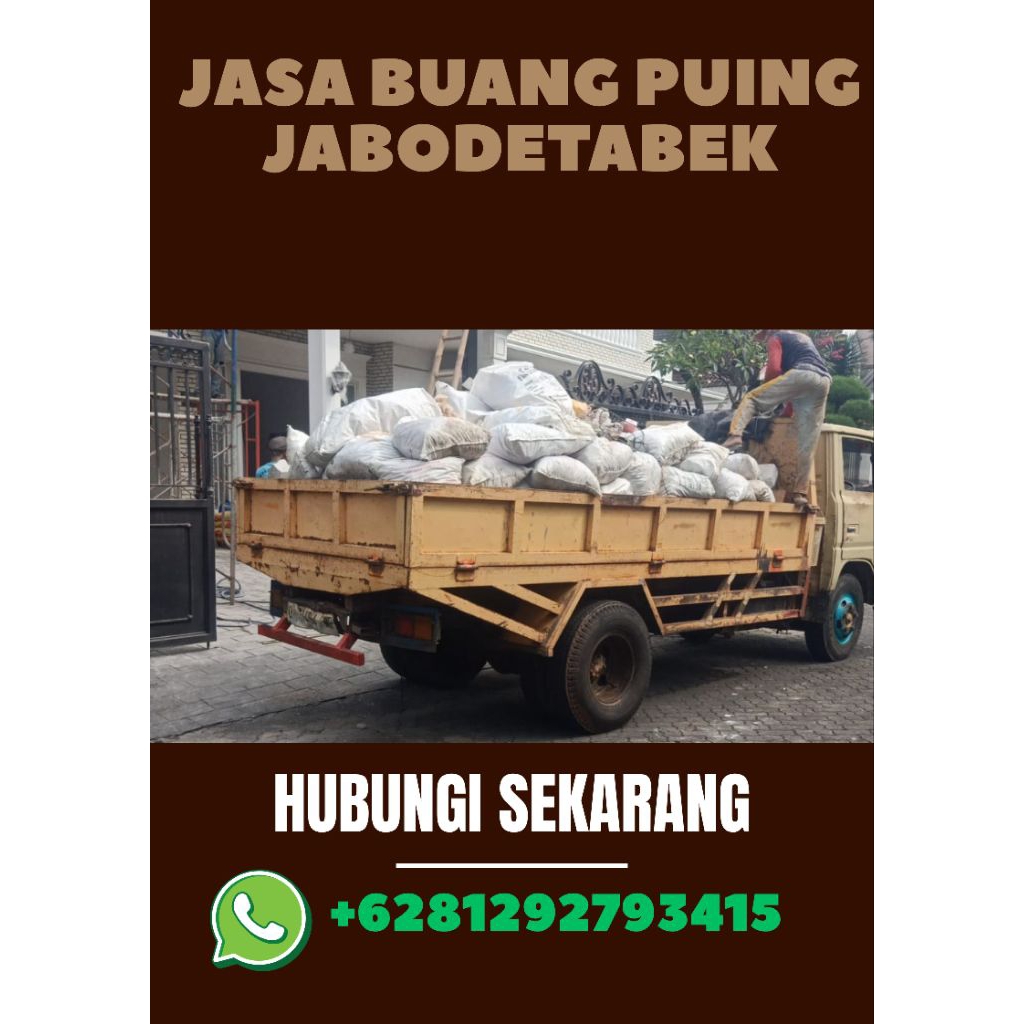 Jasa Buang Puing Bangunan Jabodetabek