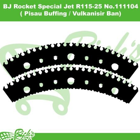 Pisau Parut Ban BJ Rocket R115-25 Ukuran 273mm Vulkansiri Ban