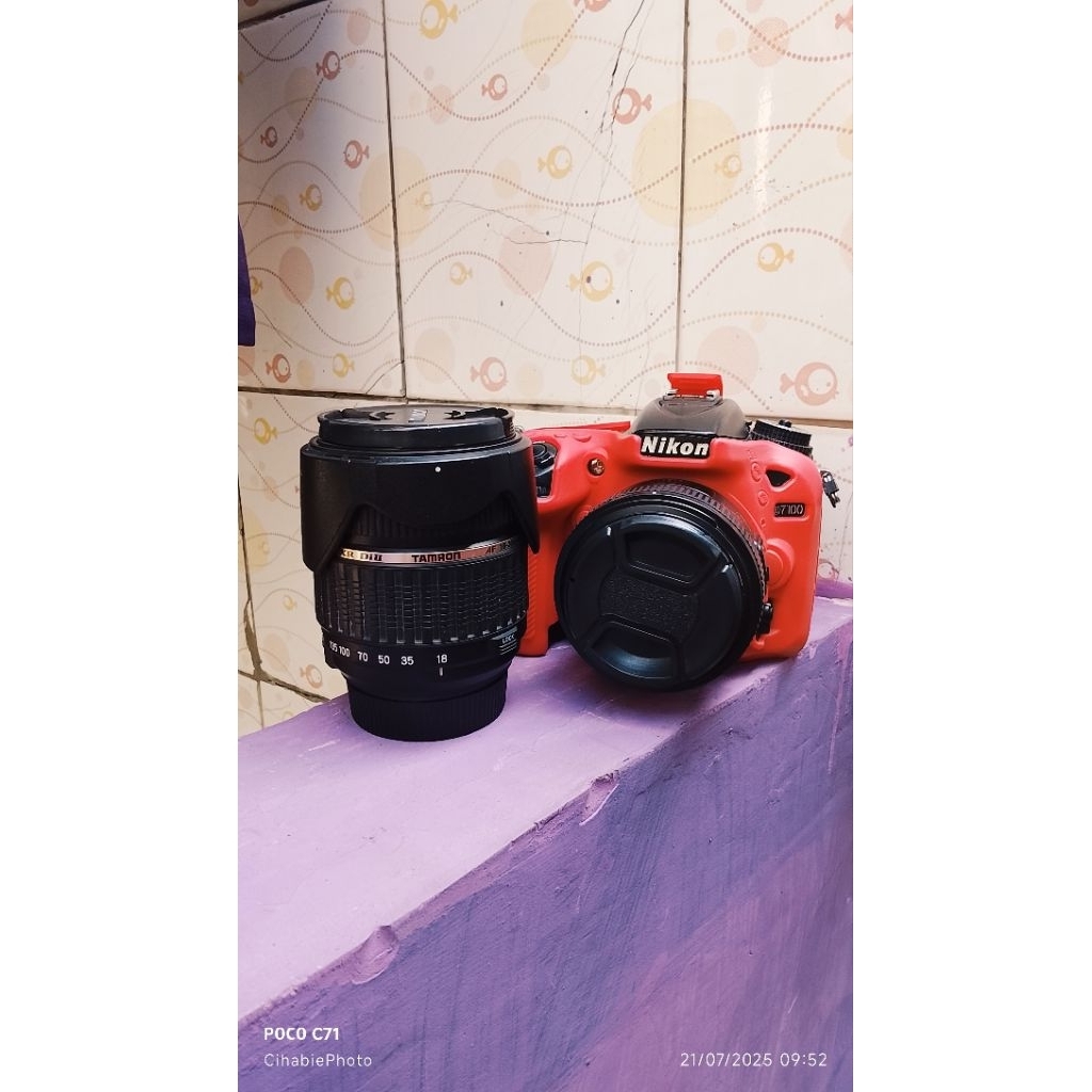 Kamera Nikon D7100+Lensa