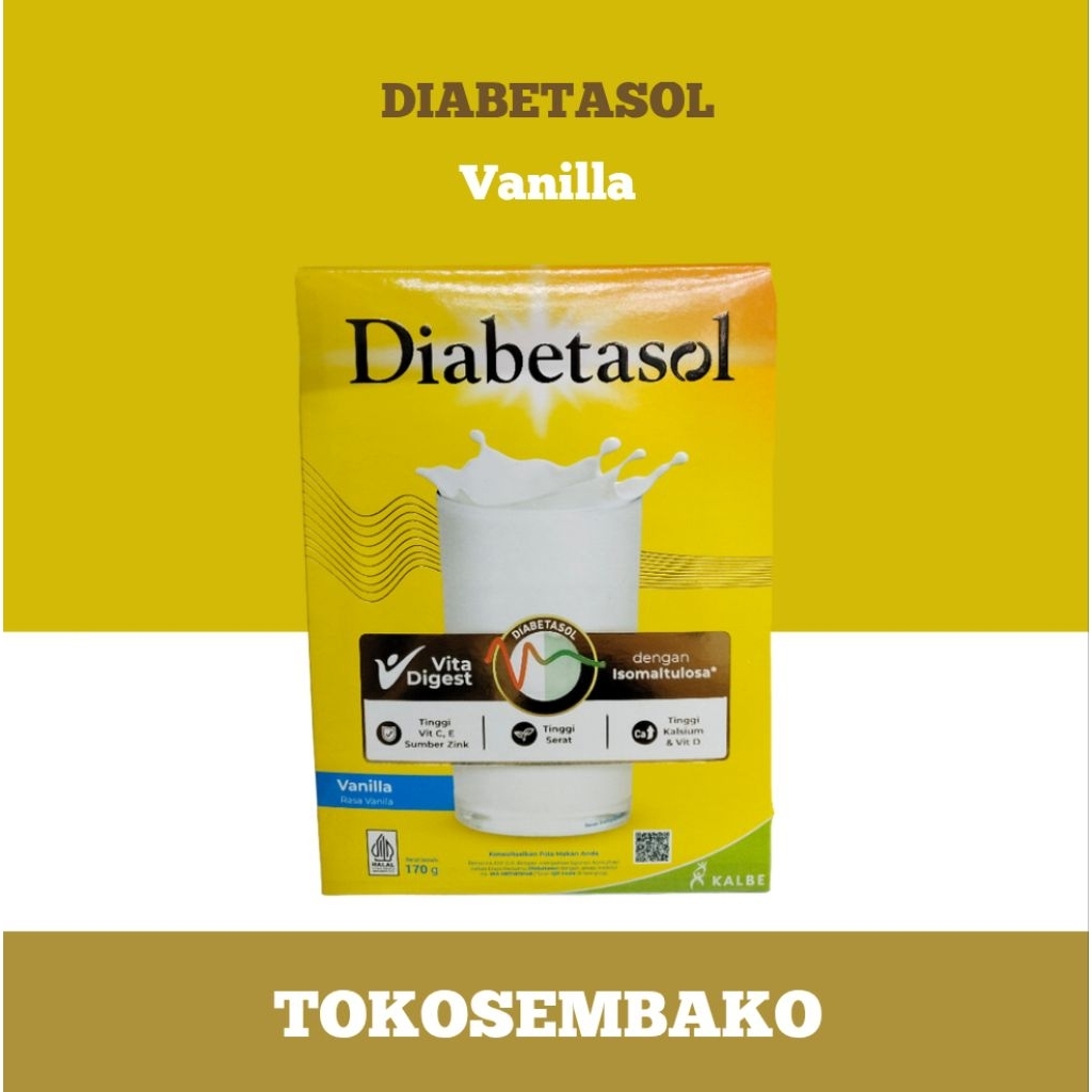 

Susu Diabetasol Vanilla 170 gram