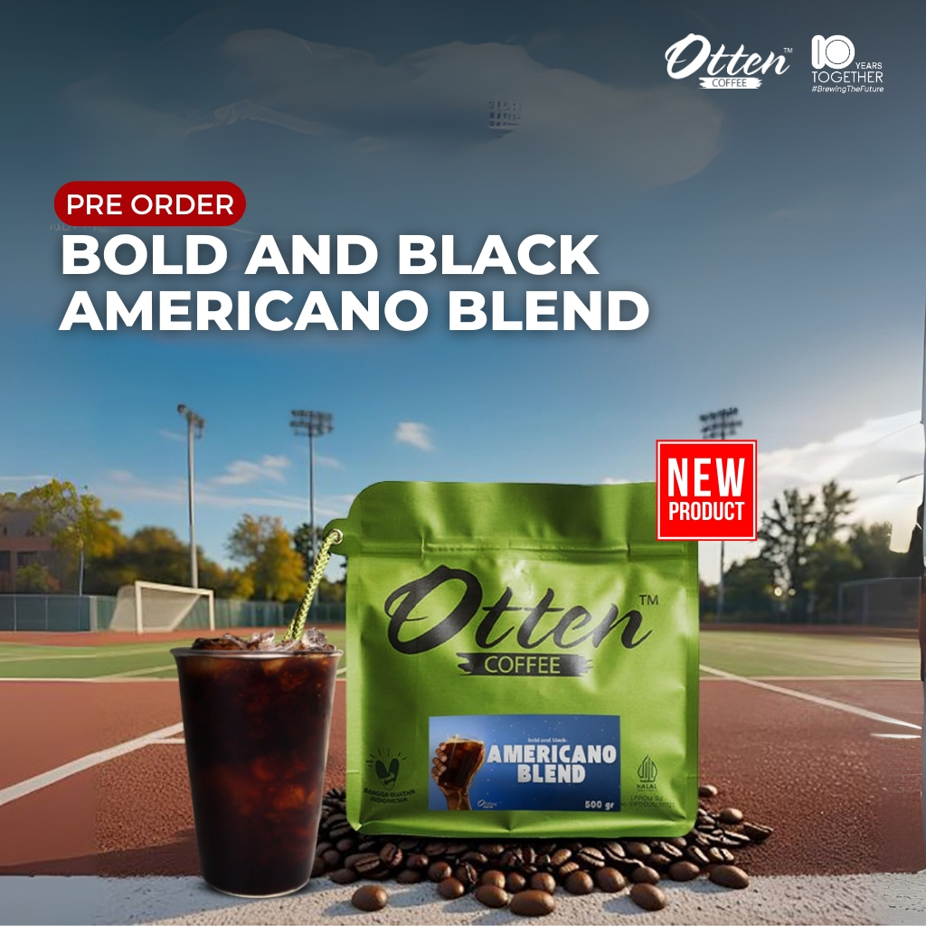 

Bold and Black Americano Blend 500gr - Biji Bubuk Kopi Arabica Otten Coffee