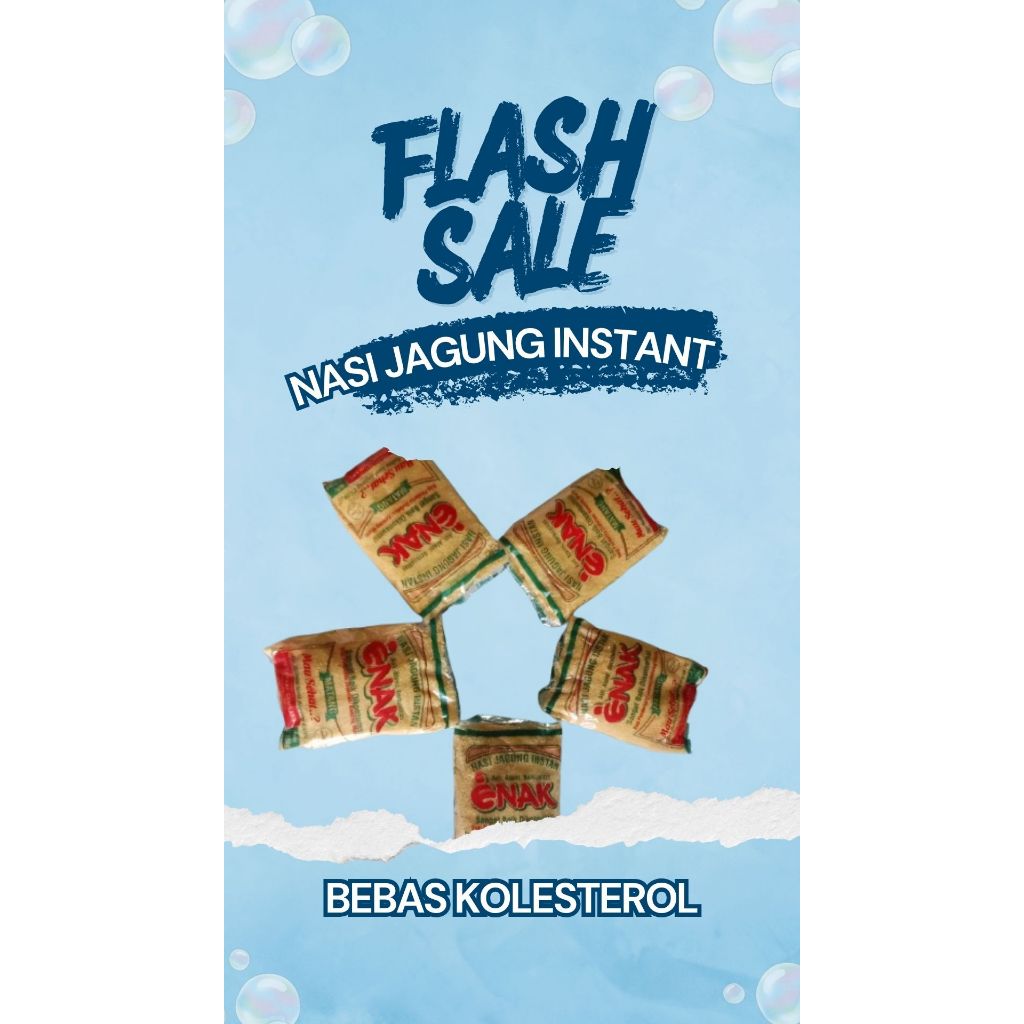 

Nasi jagung instan (150grm x 5pcs) Beras jagung instan matang makanan baik untuk penderita diabetes