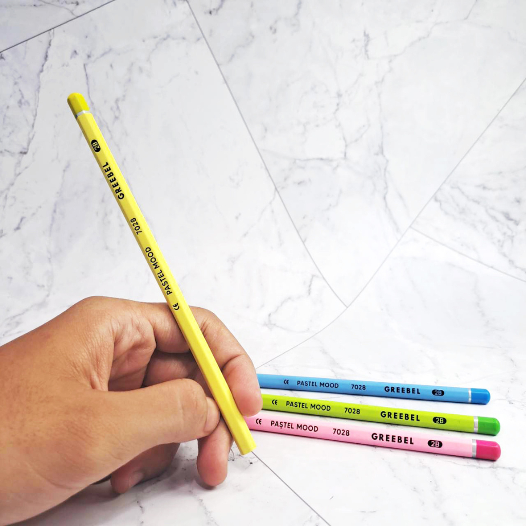 

Greebel Pensil 2B Pastel Mood 7028 | Nyaman untuk Ujian & Menulis Harian