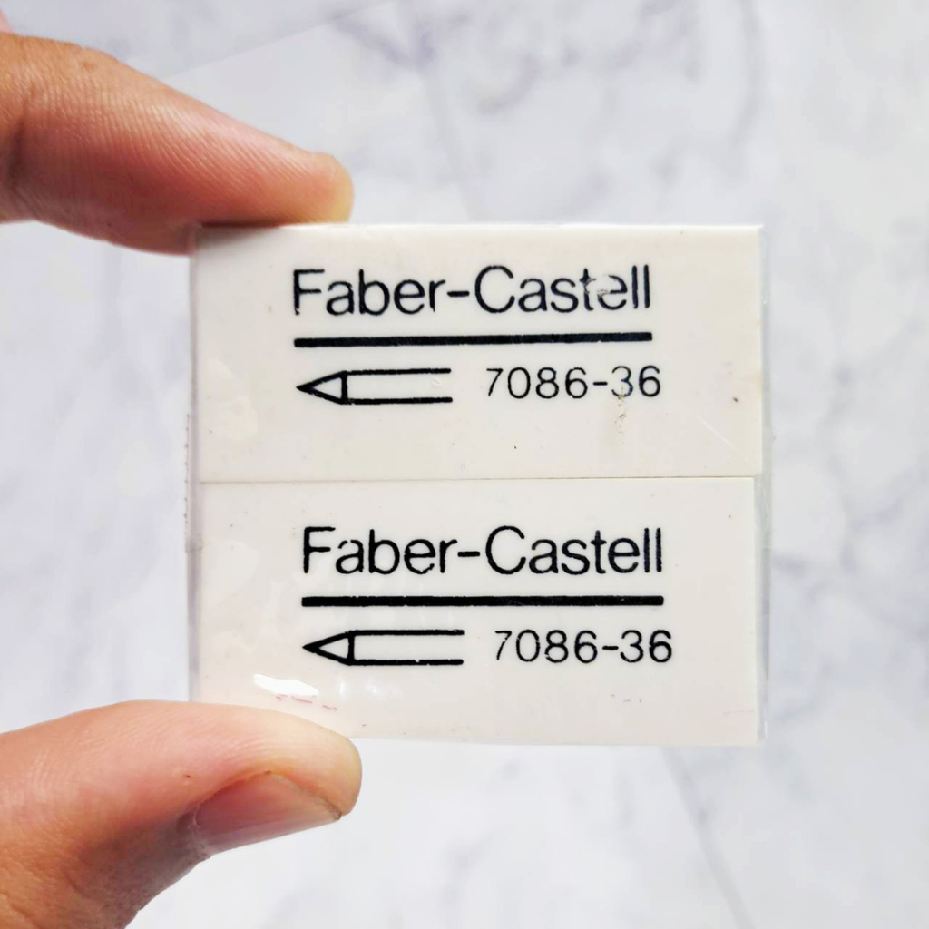 

Faber-Castell Penghapus 7086-36 Original – Set 2 pcs | Putih | Untuk Sekolah & Ujian