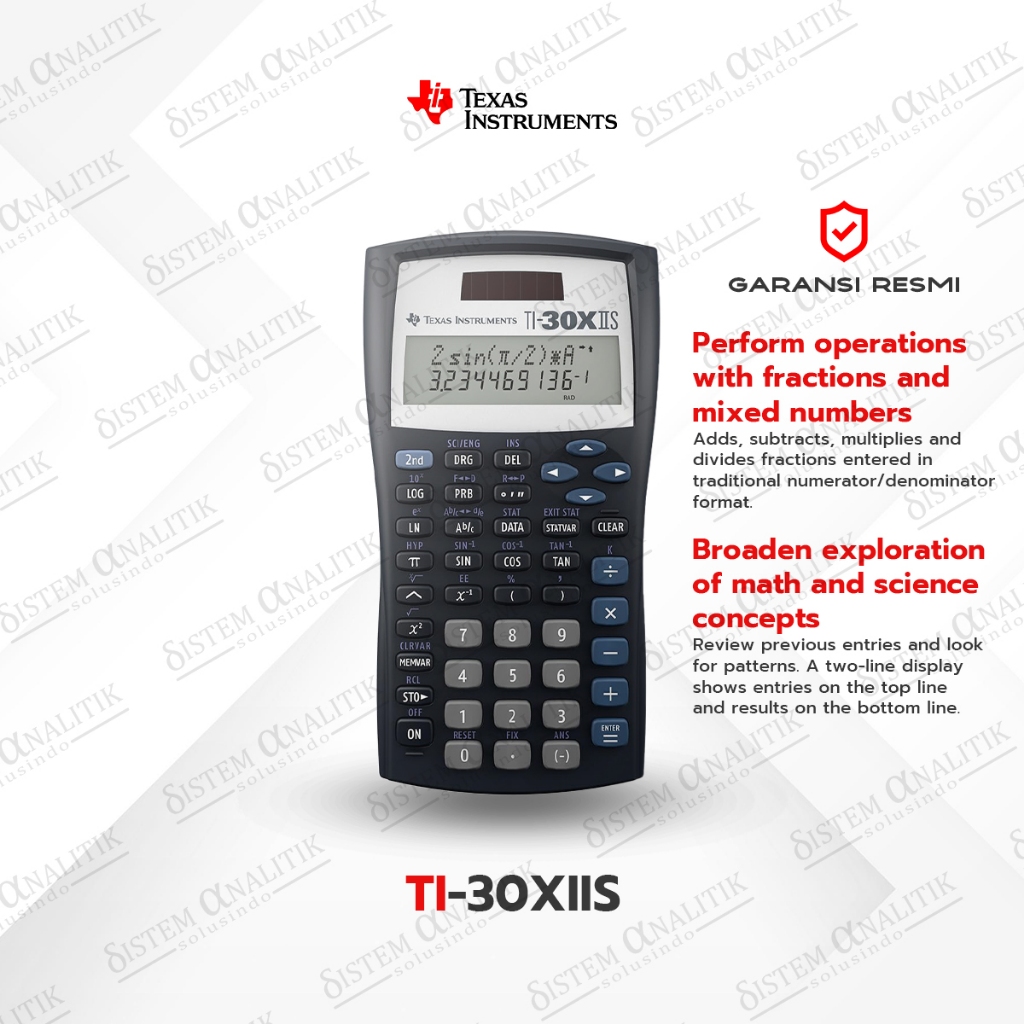 

TI-30XIIS Scientific Calculator
