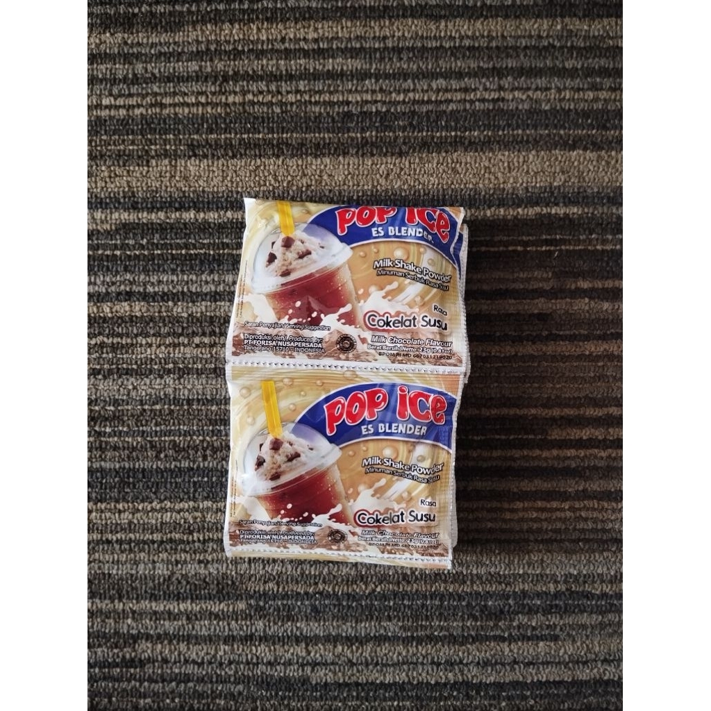 

Pop Ice Varian Cokelat Susu isi 10 pcs