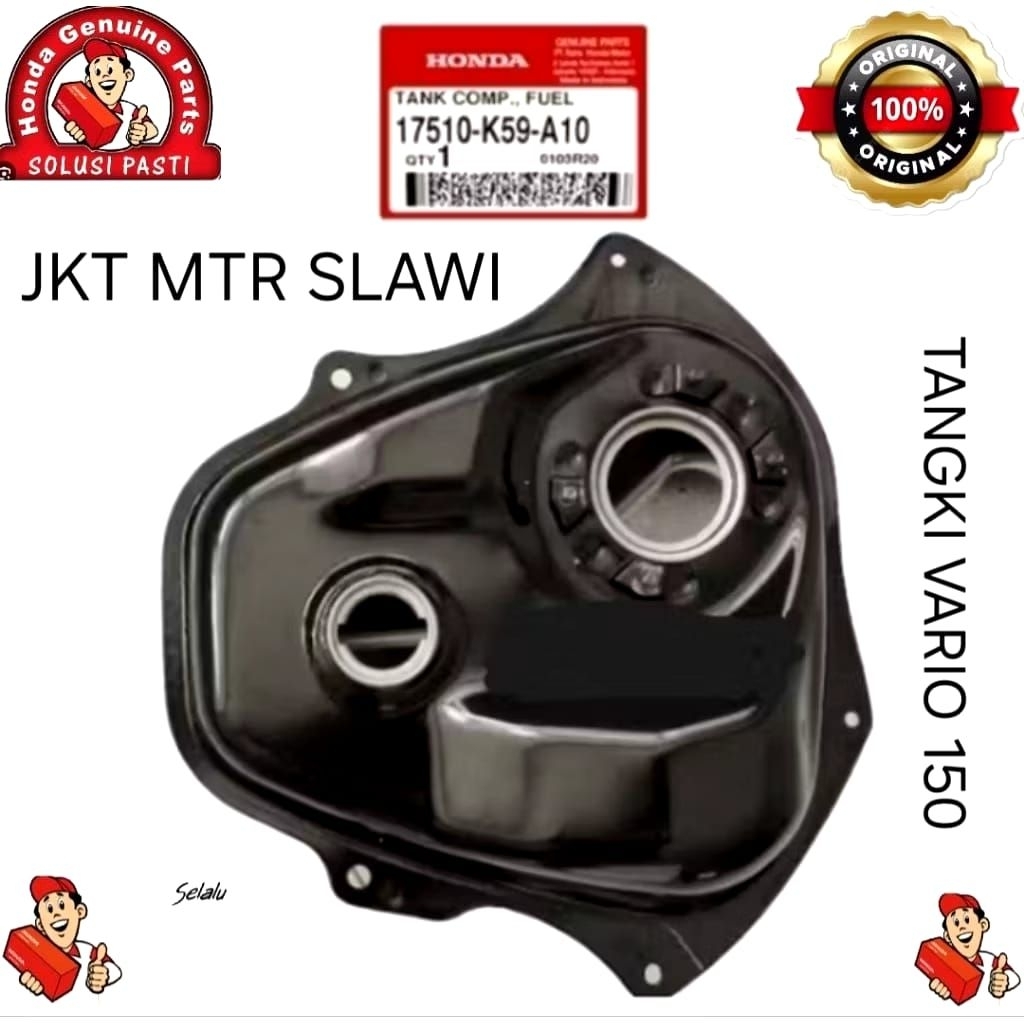 17510 k59 A10 tengki bensin tank comp fuel vario 125 led dan vario 150 led tahun 2015-2020 asli hond
