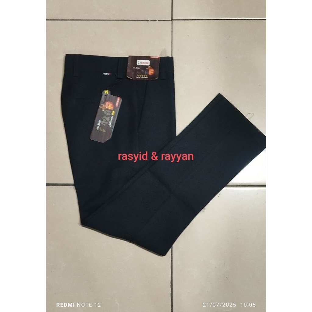 CELANA BAHAN WOL SLIMFIT ABG