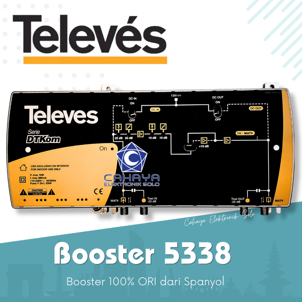 Televes Booster Matrix Indoor Spanyol 5338 boster indoor kabel tv