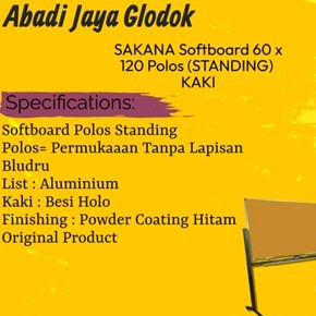 

Sakana Softboard Polos 60x120 Standing/ Kaki