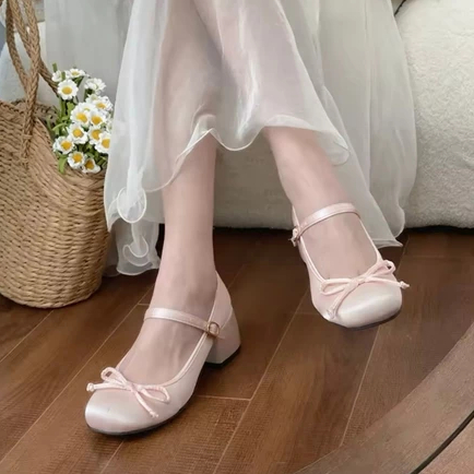 SEPATU KOREA HEELS WANITA 3CM STYLE SHIREN