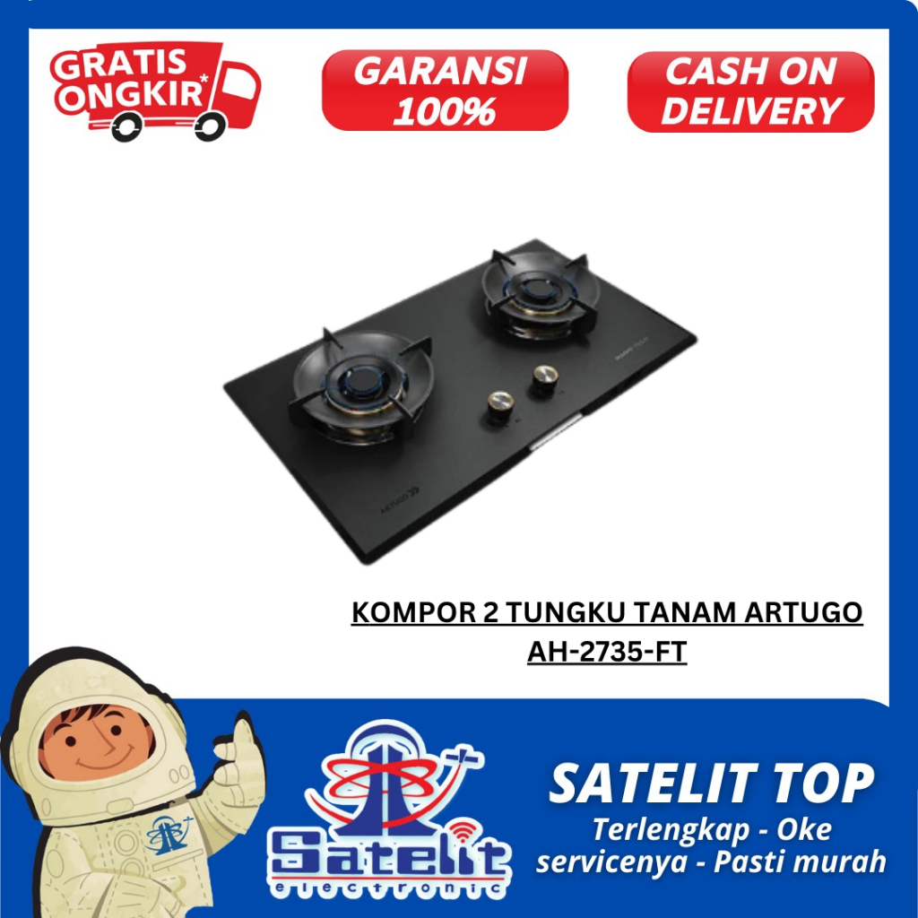 KOMPOR 2 TUNGKU TANAM ARTUGO AH-2735-FT