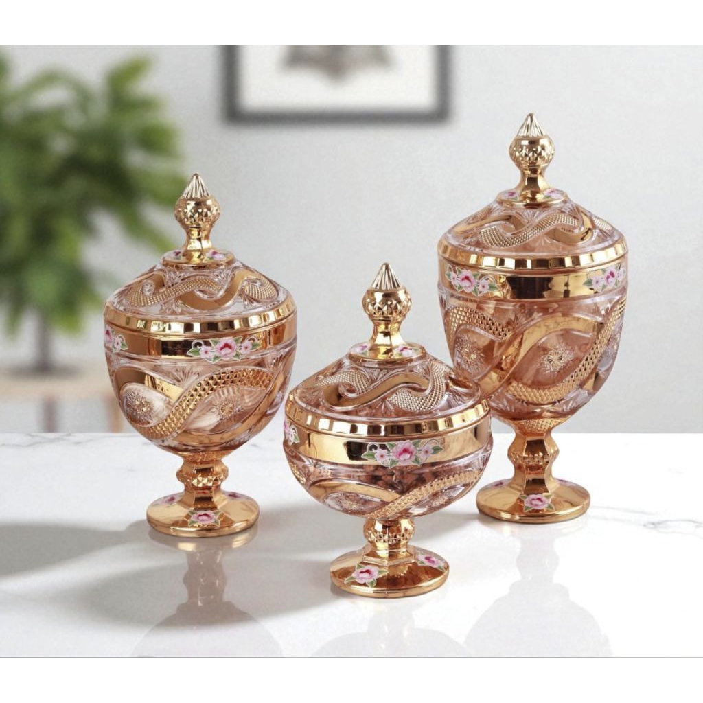 Toples Kaca Oriana VGC7508 toples VICENZA, tempat penyimpanan makanan kering, wadah saji untuk tempa