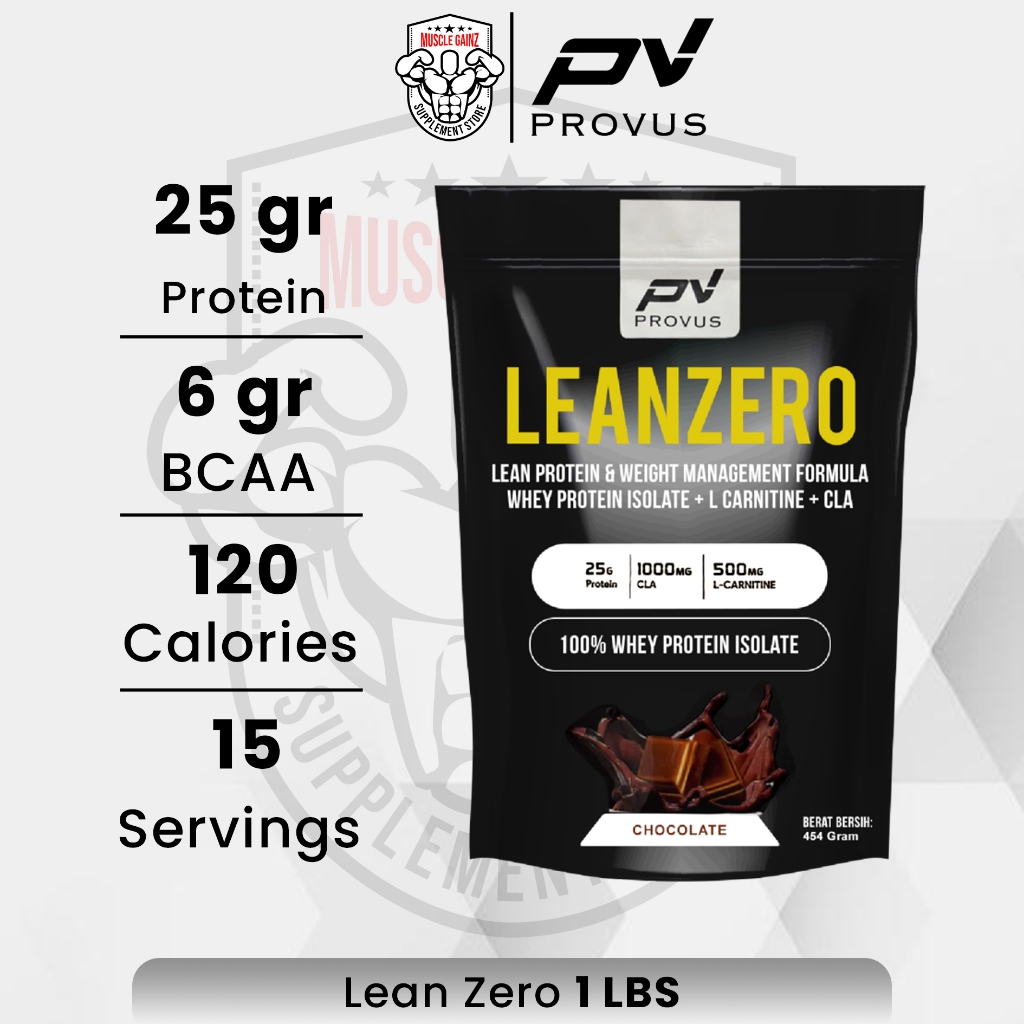 Provus Lean Zero 1lb (Whey Protein Isolate + Fat Burner) Whey Protein