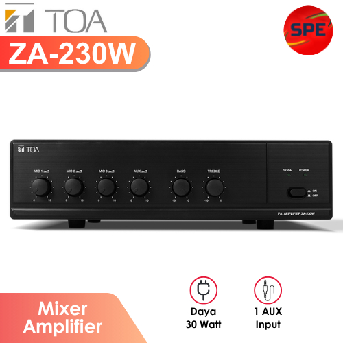 MIXER AMPLIFIER TOA ZA-230W GARANSI RESMI (MEDAN)