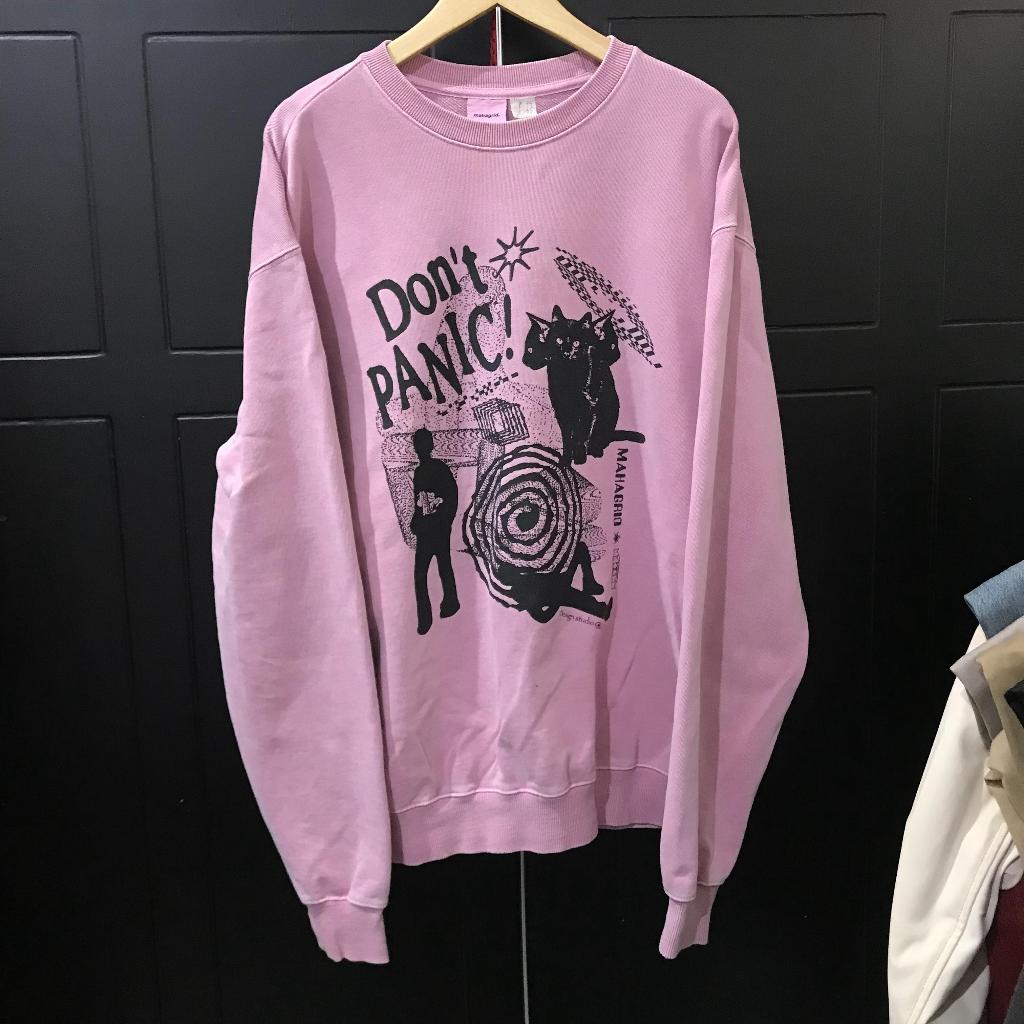 crew neck sweater Mahagrid XL ungu